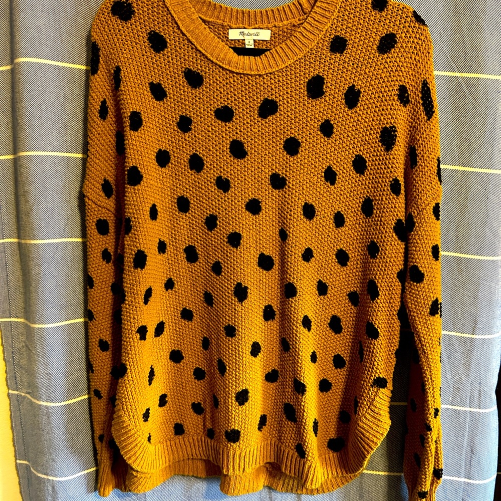 Madewell, polka dot sweater
